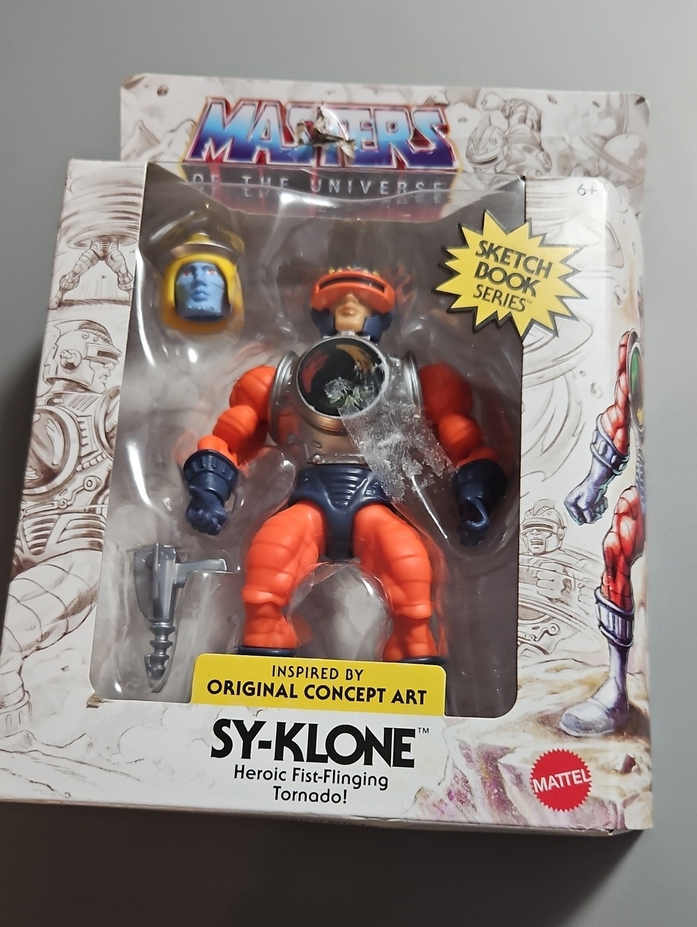 Masters of the Universe Origins Sketchbook Series Sy-Klone 5.5'' : New